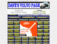 Tablet Screenshot of davebarton.com